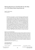 Phương pháp luận quy trình kiểm định sức chịu đựng rủi ro thị trường tại ngân hàng thương mại