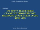 Bài giảng Vai trò và trách nhiệm của sở y tế trong thúc đẩy hoạt động quản lý chất lượng bệnh viện