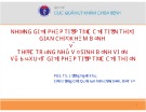 Bài giảng Những giải pháp tiếp tục cải tiến thời gian chờ khám bệnh và thực trạng nhà vệ sinh bệnh viện và đề xuất giải pháp tiếp tục cải thiện