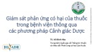 Bài giảng Giám sát phản ứng có hại của thuốc trong bệnh viện thông qua các phương pháp Cảnh giác Dược