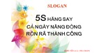 Bài giảng 5S hăng say cả ngày năng động rộn rã thành công