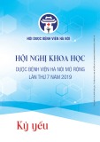 Kỷ yếu hội nghị khoa học Dược bệnh viện Hà Nội mở rộng lần thứ 7 năm 2019