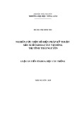 Luận án tiến sĩ Khoa học cây trồng: Nghiên cứu các biện pháp kỹ thuật sản xuất khoai tây vụ đông tại tỉnh Thái Nguyên