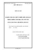 Luận án tiến sĩ Dược học: Nghiên cứu bào chế và bước đầu đánh giá tương đương sinh học của viên nén cefaclor 375mg giải phóng kéo dài