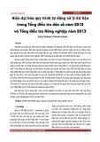 Hiện đại hóa quy trình tự động xử lý dữ liệu trong Tổng điều tra dân số năm 2010 và Tổng điều tra Nông nghiệp năm 2013