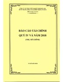 Báo cáo tài chính quý 4 và năm 2018 - Công ty cổ phần Việt Nam Kỹ nghệ Súc sản (Trụ sở chính)