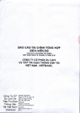 Báo cáo tài chính tổng hợp giữa niên độ cho quý 3 của năm tài chính kết thúc ngày 31/12/2019 - Công ty cổ phần Du lịch và Tiếp thị Giao thông vận tải Việt Nam (Vietravel)