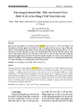 Vận dụng lý thuyết Hút - Đẩy của Everett S.Lee định về di cư lao động ở Việt Nam hiện nay