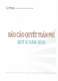 Báo cáo quyết toán PNJ quý 2 năm 2019 - Công ty cổ phần Vàng bạc Đá quý Phú Nhuận