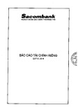 Báo cáo tài chính riêng quý 3 năm 2018 - Ngân hàng Thương mại Cổ phần Sài Gòn Thương Tín (Sacombank)
