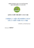 Tiểu luận môn Quản lý chất thải rắn và nguy hại: Một số phương pháp xử lý chất thải nguy hại