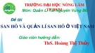 Bài thuyết trình môn Quản lý tài nguyên vùng bờ: San hô và quản lý san hô ở Việt Nam