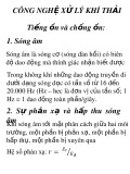 Bài giảng Công nghệ xử lý khí thải - Tiếng ồn và chống ồn