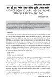 Một số giải pháp tăng cường quản lý nhà nước đối với đội ngũ giáo viên dạy nghề trên địa bàn tỉnh Phú Thọ