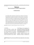 Vietnam decentralization amidst fragmention