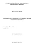 PhD thesis summary: Ownership structure, board characteristics and firm performance in Vietnam