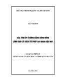 Luận án Tiến sĩ ngành Xây dựng Đảng và chính quyền nhà nước: Các tỉnh ủy ở đồng bằng sông Hồng lãnh đạo cải cách tư pháp giai đoạn hiện nay