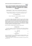 Regulation of burning speed for the granules of high energy materials in military field (singlebased propellant) using absorption of camphor methods