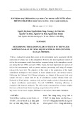 Xác định hoạt độ phóng xạ triti (3H) trong mẫu nước bằng phương pháp đếm nhấp nháy lỏng - TRI-CARB 3180TR/SL