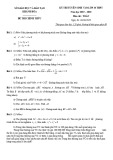 Đề thi tuyển sinh vào lớp 10 THPT năm 2019-2020 môn Toán có đáp án - Sở GD&ĐT Khánh Hòa