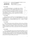 Đề thi tuyển sinh vào lớp 10 THPT năm 2019-2020 môn Vật lí có đáp án - Sở GD&ĐT Hải Phòng (Khối chuyên)