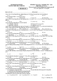 Đề thi thử THPT Quốc gia lần 1 môn Vật lí năm 2019-2020 có đáp án - Trường THPT Đoàn Thượng