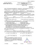 Đề thi thử THPT Quốc gia lần 1 môn Vật lí năm 2019-2020 có đáp án - Trường THPT Yên Lạc 2