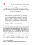 Sản xuất chế phẩm Aspergillus oryzae KZ3 kết hợp Aspergillus awamori HK1 có khả năng sinh protease cao trên môi trường bán rắn (Ngô mảnh – Bột mỳ)