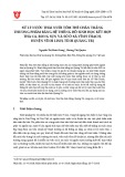 Xử lý nước thải nuôi tôm thẻ chân trắng thương phẩm bằng hệ thống hồ sinh học kết hợp thả cá, rong sụn và sò ở xã Vĩnh Thạch, huyện Vĩnh Linh, tỉnh Quảng Trị