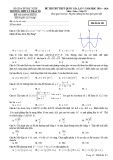 Đề thi thử THPT Quốc gia lần 1 môn Toán năm 2019-2020 có đáp án - Trường THPT Lý Thái Tổ