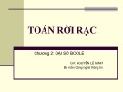 Bài giảng Toán rời rạc: Chương 2 - Nguyễn Lê Minh