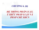 Bài giảng Pháp luật đại cương: Chương 6 - ĐH Kinh tế Đà Nẵng (tt)