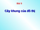 Bài giảng Lý thuyết đồ thị - Bài 5: Cây khung của đồ thị