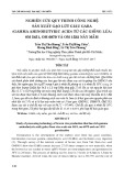 Nghiên cứu quy trình công nghệ sản xuất gạo lứt giàu GABA (Gamma Aminobutyric Acid) từ giống lúa: OM 5451, OM 6979 và OM 1532 nảy mầm