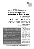 Nghiên cứu tiêu chuẩn TVCN 6844:2001 và đề xuất quy trình áp dụng trong xây dựng, soát xét các tiêu chuẩn và quy chuẩn an toàn