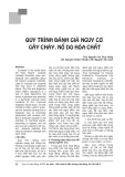 Quy trình đánh giá nguy cơ gây cháy, nổ do hoá chất