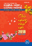 Tạp chí Khoa học và Công nghệ tỉnh Trà Vinh: Số 1/2018