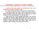 Bài giảng Quản trị chất lượng: Chương 2 - Trịnh Bửu Nam