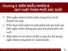 Bài giảng Lý thuyết xác suất và thống kê toán: Chương 2 - Đại học Kinh tế Quốc dân