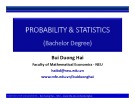 Lecture Probability & statistics: Chapter 1 - Bùi Dương Hải