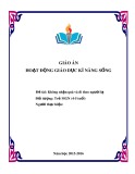 Giáo án Mầm non: Hoạt động giáo dục kĩ năng sống - Không nhận quà và đi theo người lạ