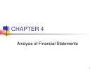 Lecture Managerial finance - Chapter 4: Analysis of financial statements