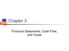 Lecture Managerial finance - Chapter 3: Financial statements, cash flow, and taxes