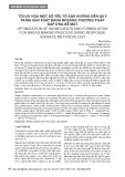 Tối ưu hóa một số yếu tố ảnh hưởng đến quy trình sản xuất bánh mì bằng phương pháp đáp ứng bề mặt