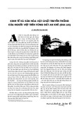 Kinh tế và văn hóa vật chất truyền thống của người Việt trên vùng đất An Khê (Gia Lai)