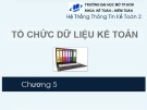 Bài giảng Hệ thống thông tin kế toán 2: Chương 5 - Vũ Quốc Thông (2018)