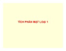 Bài giảng Giải tích 2:  Tích phân mặt loại 1 - Trần Ngọc Diễm
