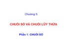 Bài giảng Giải tích 2: Chương 5 - Trần Ngọc Diễm (Phần 1)