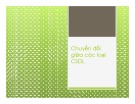 Bài giảng Cơ sở dữ liệu: Chuyển đổi giữa các loại CSDL - ThS. Nguyễn Ngọc Quỳnh Châu