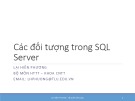 Bài giảng Hệ quản trị cơ sở dữ liệu: Các đối tượng trong SQL Server - TS. Lại Hiền Phương (Phần 1)